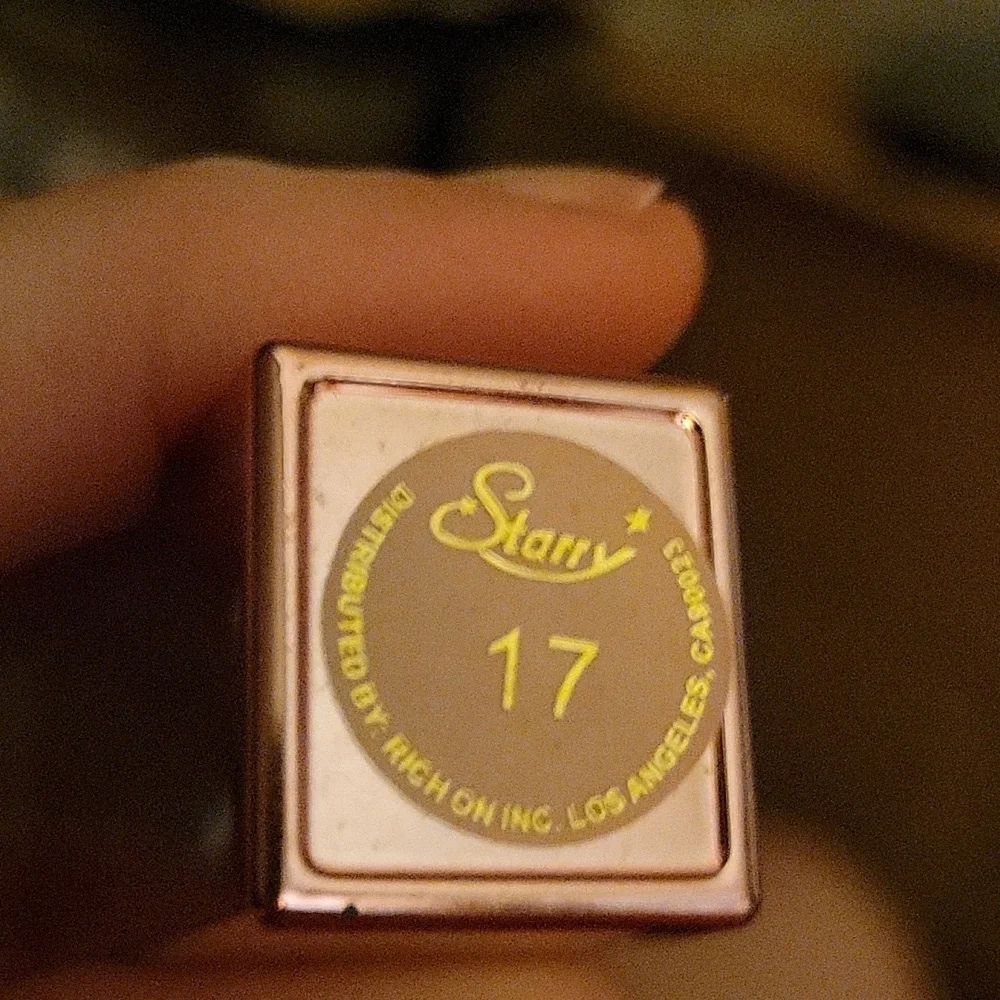STARRY Brand Gold Csse w Popup Mirror Lipstick - Pink #17